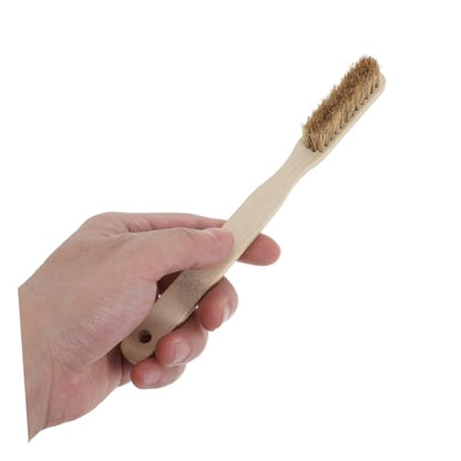 FRCOLOR Rock Climbing Brush with Long Handle, Bouldering Chalk Brush, Firm Bristle Mountaineering Cleaning Tool for Indoor and Outdoor Climbing Holds