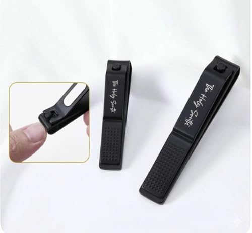 Nail Clippers Set: Ultra Sharp Fingernail and Toenail Clippers for Men, Women, and Seniors with Tin Case