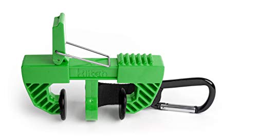 Footwear Clip, Shoe Bag, Hang Extra Shoes Cleats Boots or Gear on Your Bag. - color: 3-Pack Green