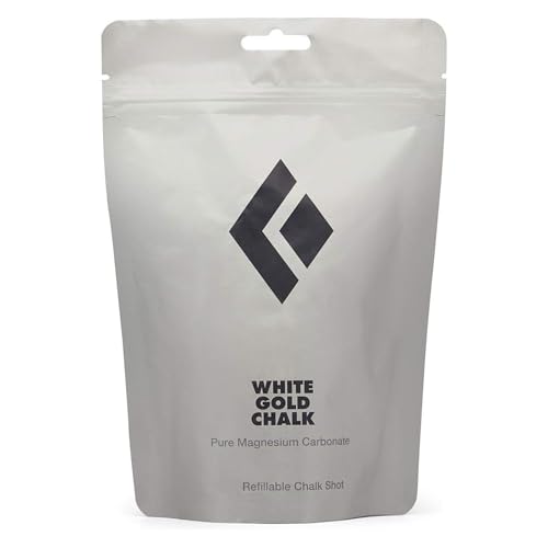 BLACK DIAMOND White Gold Chalk 100% Magnesium Carbonate Loose or Refillable - color: Refillable Chalk Ball, size: 50g