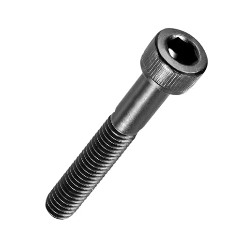 25pcs Socket Head Cap Screws - [M6-1 x 40mm] Alloy Steel Black Oxide Grade 12.9 Internal Hex Screw for 3D Printer Furniture Industrial Use, Black - size: M6-1x40mm