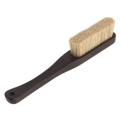 Yardwe Rock Climbing Chalk Brush with Fine Hair Bristles and Wooden Handle for Efficiently Removing Chalk and Dirt, Reducing Hand Fatigue, Suitable for Allseason Rock Climbing