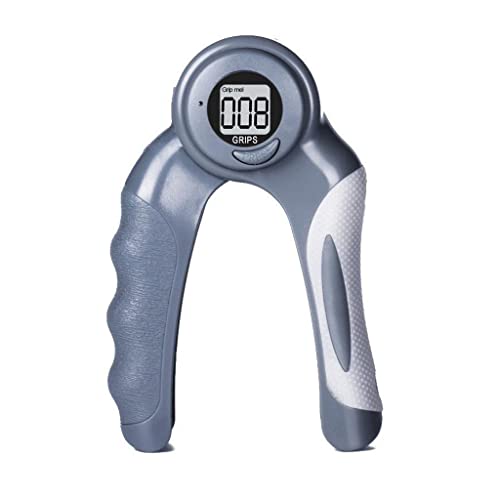 Hand Grip With Electronic Counter Adjustable Gym Equipment Finger Heavy Exerciser For Muscle Recovery Gripper Trainer