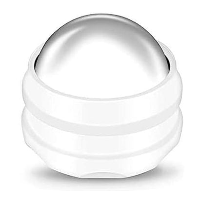 Flyfan Cold Massage Roller Ball - Gifts for Boyfriend Him Men Women, Stays Cold for 6 Hours, Muscle Recovery Tools,Personal Care Massage Essentials,Rapidly Relieve Muscle Pain and Tension - color: White