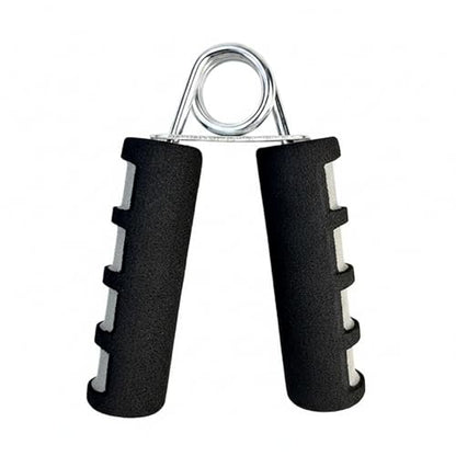 Adjustable Hand Grip Strengthener with Ergonomic TPE Foam Handles for Forearm & Finger Exercise - color: Gray
