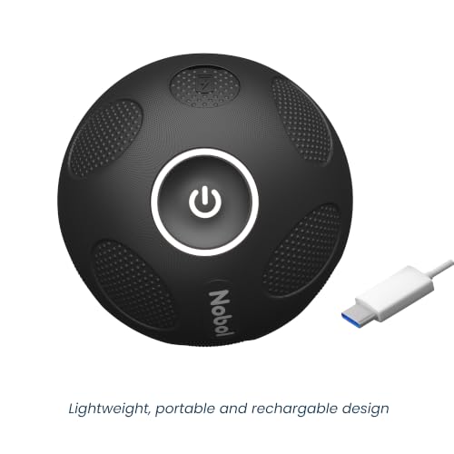 Nobol MyoSphere® Vibration Massage Ball Portable Muscle Recovery Tool Deep Tissue Vibration Rechargeable Massager - Space Black
