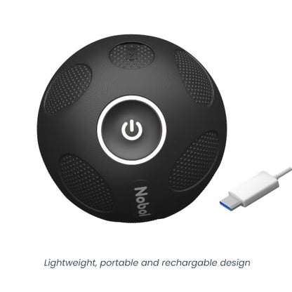 Nobol MyoSphere® Vibration Massage Ball Portable Muscle Recovery Tool Deep Tissue Vibration Rechargeable Massager - Space Black