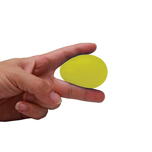 Multiple Resistance Therapy Exercise Gel Squeeze Balls for Hand Finger Wrist Muscles Arthritis Grip Exerciser Strengthening - color: Oval Ball