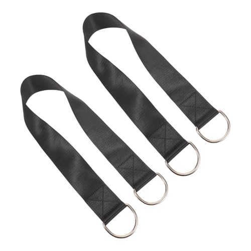 Uonlytech 2pcs Dumbbell Loading Straps for Barbell and Weight Plates, Nylon Material with Adjustable Fit, Supports Longer Weight Lifting Sessions, for Home Gym and High Intensity Interval