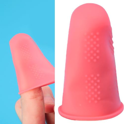 High Elasticities Silicone Finger Guard Reusable Finger Protecting Sleeves for Cooking Gardening Skin Protecting - style: 1 piece