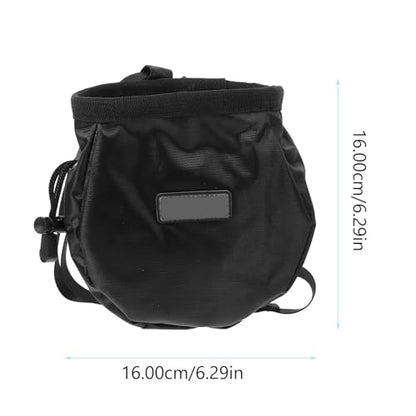 NOLITOY Compact Waterproof Chalk Bag for Bouldering and Weightlifting with Large Capacity Storage, Creative Design Oxford Cloth and Polar Fleece Material, Outdoor Climbing Powder Bag