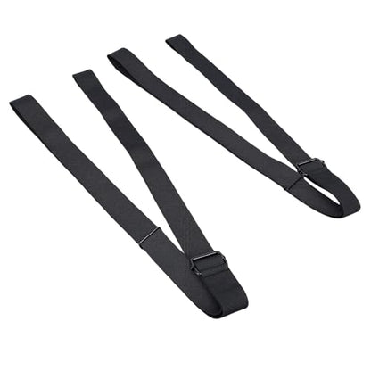 Dumbbell Spotter Straps, Adjustable Safety Straps for Push Ups, Polyester Webbing with Metal Buckle, Ideal for Home Gym Strength Training