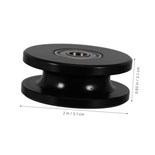 Gym Cable Pulley System Heavy-Duty Aluminum Pulley Wheel U-Groove Double Bearing Silent for Fitness Equipment