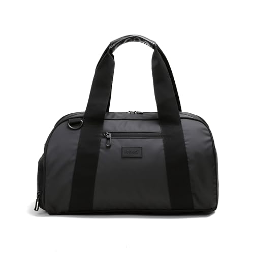 Vooray Burner Small Gym Bag for Women and Men, 23L | Lightweight Duffle Bag with Shoe Compartment, Water Bottle Pocket, Magnetic Handles, Adjustable Strap, Use for Sports, Travel - color: 23L - Matte Black