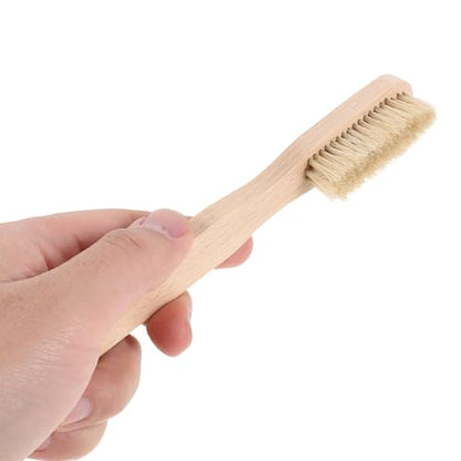 2pcs Rock Climbing Brushes - Bouldering Brush with Thick Boars Hair Bristles and Ergonomic Handle for All Climbing Indoor Or Outdoor