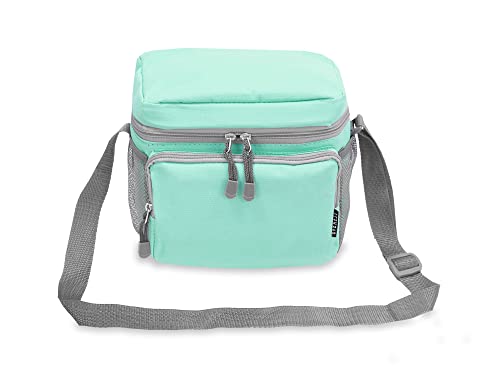 Everest Cooler/Lunch Travel Tote, Aqua Blue - color: Aqua Blue
