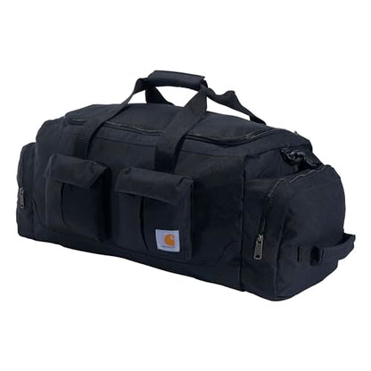 Carhartt 40L Utility Duffel, Heavy-Duty Gear Bag for Jobsite, Gym, & Travel, Duffel Bag (Black), 40L - color: Duffel Bag (Black)