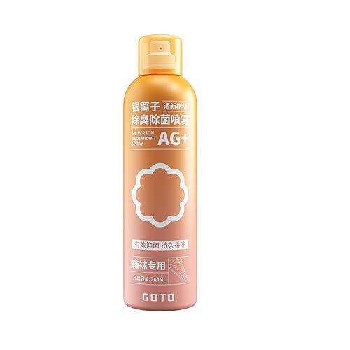 GOTO Shoe Deodorizer Spray 10Fl oz, Shoe Odor Elimination, Fit for Shoes, Sneakers, Boots, Suede and Nubuck (Citrus Scent)