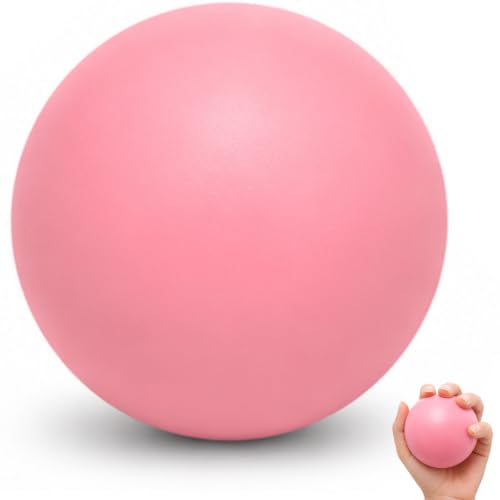 Hand Exercise Grip Ball, Finger Strengthener, Wrist and Hand Training Tool for Sports and Fitness - color: Pink