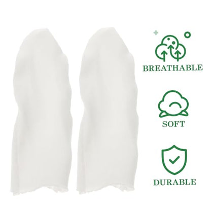 Finger Picking Prevention 200pcs Cotton Finger Caps Fabric Protective Cover