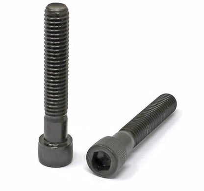 iexcell 10 Pcs 3/8-16 x 2-1/4" Partially Threaded Alloy Steel 12.9 Grade Hex Socket Head Cap Screws Bolts Kit, Black Oxide Finish - size: 3/8-16 x 2-1/4" ( Partially Threaded )