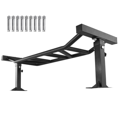 47 Inch Ceiling Mount Pull Up Bar Heavy Duty Multi-Grip Chin Up Bar Adjustable Height&Supports to 600 Lbs Fitness Trainer Home Gym Equipment