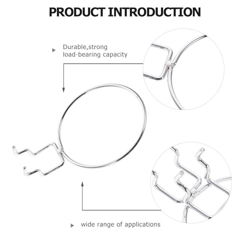 2pcs Pegboard Hooks Heavy Duty Wall Organizer for Garage Workshop Laundry Craft Storage Tool Hanging Board