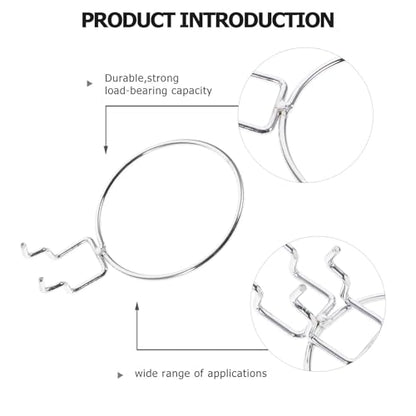 2pcs Pegboard Hooks Heavy Duty Wall Organizer for Garage Workshop Laundry Craft Storage Tool Hanging Board