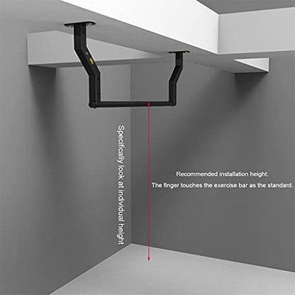 Pull Up Bar Home Exercise Bar Ceiling Mount Pull-up Pole Wall-Mounted Single-Pole Pull-ups Pull-up Trainers Very Suitable for Indoor and Outdoor Home Gyms