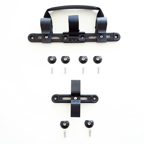 Vincita Bike Pannier Hardware DIY Mounting Attachment Kit for 20mm Racks | One Complete Attachment Set to Convert Any Bag or Backpack for Bicycle Racks - size: Rack Diameter Up to 20mm