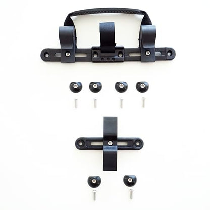 Vincita Bike Pannier Hardware DIY Mounting Attachment Kit for 20mm Racks | One Complete Attachment Set to Convert Any Bag or Backpack for Bicycle Racks - size: Rack Diameter Up to 20mm
