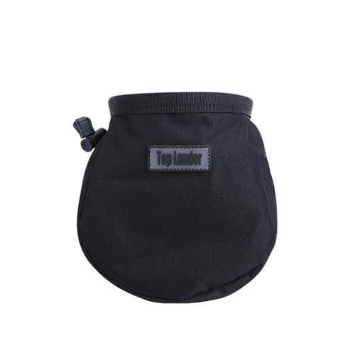 Climbing Chalk Bag Drawstring Pouch Gymnastics Chalk Bag Bouldering Storage Bag Adjustable Strap Oxford Cloth Portable Compartment Suitable for