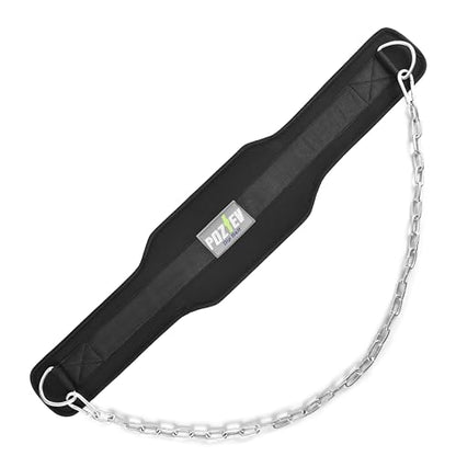 Dip Belt With Chain For Weight Lifting Optimal For Pull Ups Dips Squats Weightlifting Belt Squat Attachment Workout Dipping Belt - Unisex Gym Equipment