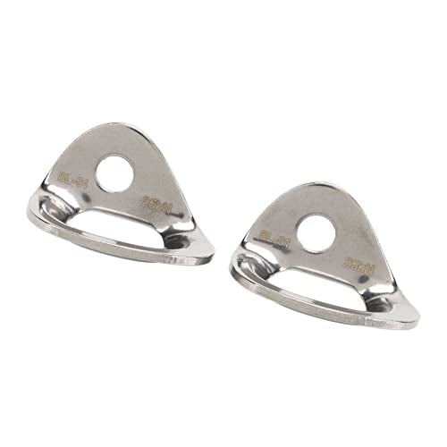 Uxsiya 2PCS Climbing Bolts Hanger 316 Stainless Steel Rock Climbing Hanger Large Bearing Capacity Anchor for Carving Aerial Work