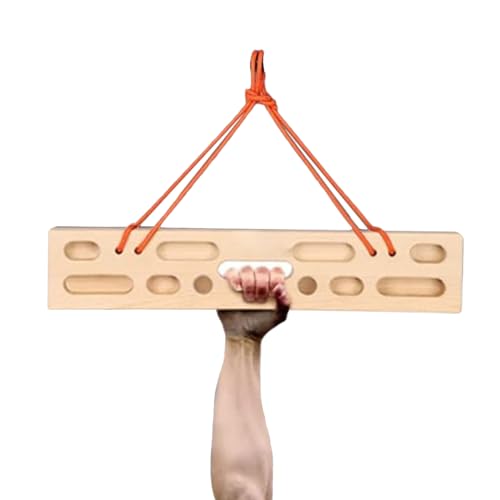 Hangboard Rock Climbing Multi-Grip Heavy Duty | Rock Climbing Pull Up Bar Grip Trainer for Climbers Beginner Men Women Home Gym Indoor Fitness Workout