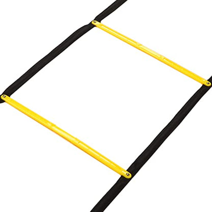 2.6m Fixed Rung Agility Ladder - Heavy Duty Polypropylene Footwork Drill Equipment for Soccer Basketball