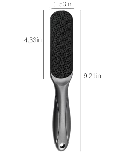 Double Sided Nano Glass Foot File - Hard Skin & Callus Remover, Beyond The Cream Foot File, Smooth Pedicure File for Feet, Wet & Dry Safe Hygienic Glass Foot Files for Feet - style: Silver