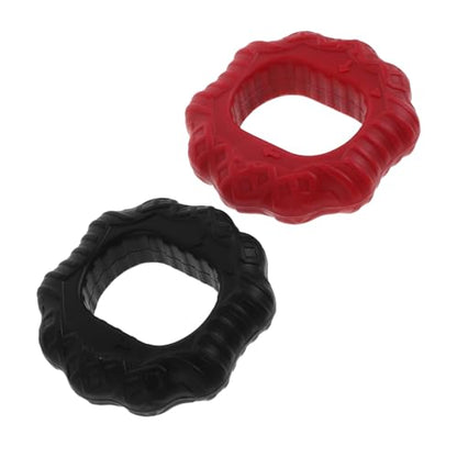 Holibanna 2pcs Silicone Hand Grip Strengtheners with Resistance Rings for Finger Wrist Forearm Training Adjustable Hand Trainer for Athletes Rock Climbing Rehabilitation Fitness Exercise