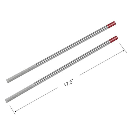 ZhenT Premium 2Pcs Winding Bars with Non-Slip Handle 1/2’’ in Diameter X 17.5’’ in Length,Used for Garage Door Torsion Spring