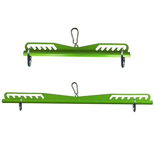 Adjustable Lat Pull down Bar, Cable Machine Attachments for Gym, Home Gym Fitness T-bar Row Pulldown Attachments, Lat Pull Down Machine Wide Grip Neutral Grip Handle - color: SP-2PCS BAR