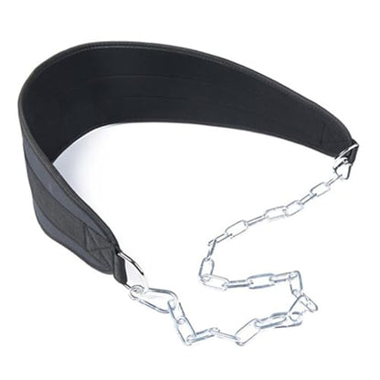 Dip Belt, 18.5x6 Inch Pull Up Belt with D-Ring & 35" Chain, Strong Nylon Weighted Pull Up, Replacement Gym for Exercising, Bodybuilding