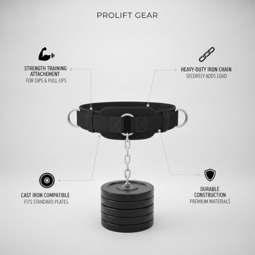 Home Gym Pull Up Station Accessory: Weighted Dip Belt with Heavy Duty Iron Chain for Strength Training - size: 11.81 x 0.98 x 0.39 in
