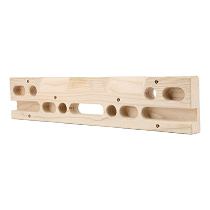 Rock Climbing Fingerboard Wooden Professional Climbing Training Hangboard Fingerboard for Grip Strength Training Simulating Various Grips with Different Depths