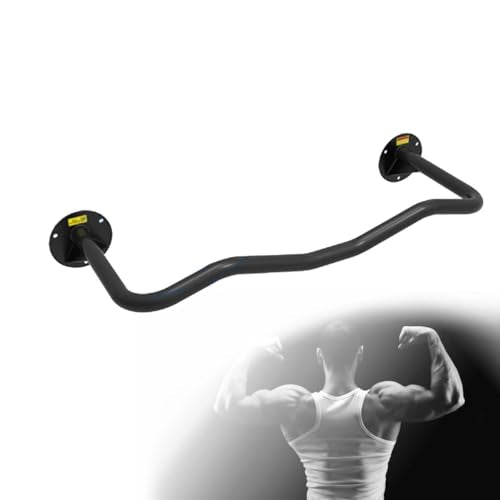 Wall-Mounted Pull-up bar, deep Space Style, Suitable for Installation Without Space Under The Wall, Strength Training Pull-up Bars, bar with Multi-Grip Foam Handle, Pull-up bar for Home Gym,E - size: E