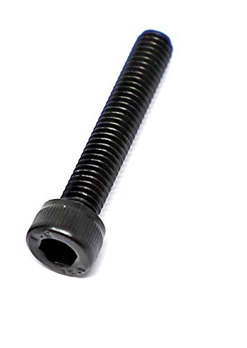 iexcell 25 Pcs M6 x 35mm Thread Pitch 1 mm Alloy Steel 12.9 Grade Hex Socket Head Cap Screws Bolts Kit, Black Oxide Finish - size: M6 x 35mm