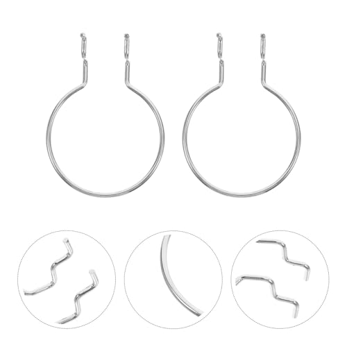 10pcs Silver Metal Pegboard Hooks Heavy Duty Iron Hanging Board Tool Hangers for Garage Craft Room Storage Organizer Hardware Accessories