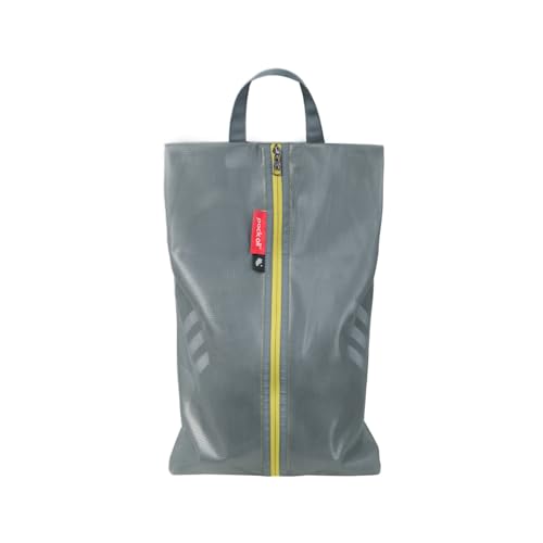 pack all Shoe Bag for Travel, Dual Pocket Shoe Pouch for Sports | Water-Resistant, Odor-Resistant, Dustproof, Portable, Soccer Cleats & Gym Storage, Fits Up to Size 16, Grey - color: Grey, size: Non-Foldable-Plus