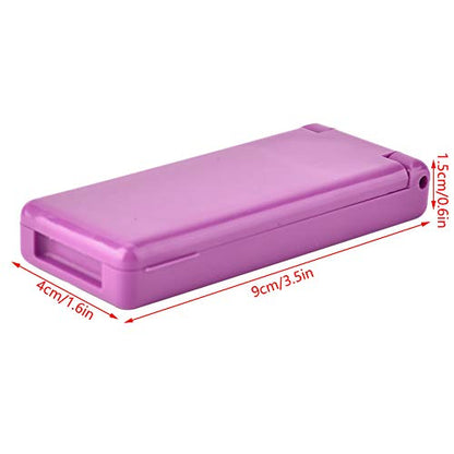 Dance Shoes Brush, Cleaner Suede Sole Wood Cleaning Dancing Shoe Footwear Ballroom Brushes Light Weight Care Tangos Portable Foldable Polishing Multifunction Boot Bristles Polish Applicator - color: Purple