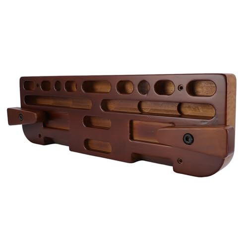 Rock Climbing Hangboard Fingerboard for Climbing Training Wooden Spaceefficient Design Varied Training Levels Comfortable Grip Enhanced Safety Measures with Smooth Surface for