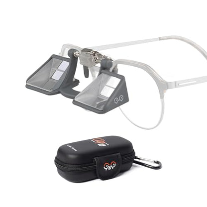 YY Vertical Belay Glasses for Rock Climbing – Upward Vision Prisms for Safe Belaying – Anti Neck Strain – Not for Reading - style: Clip Up